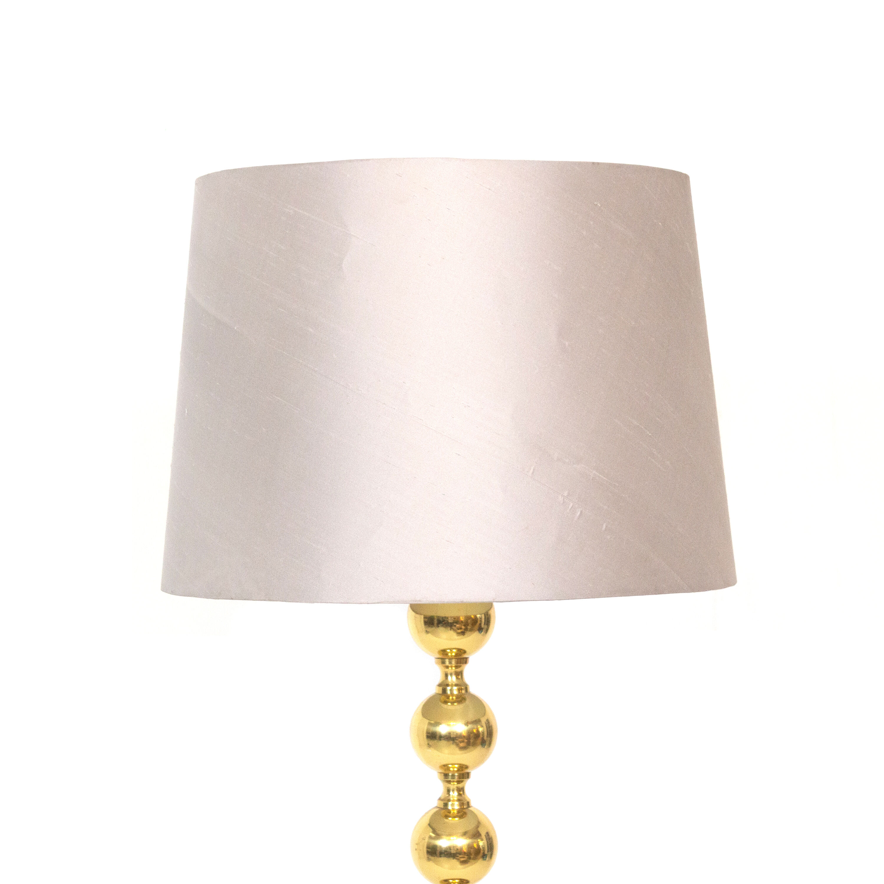 Scandinavian brass lampadair 1970