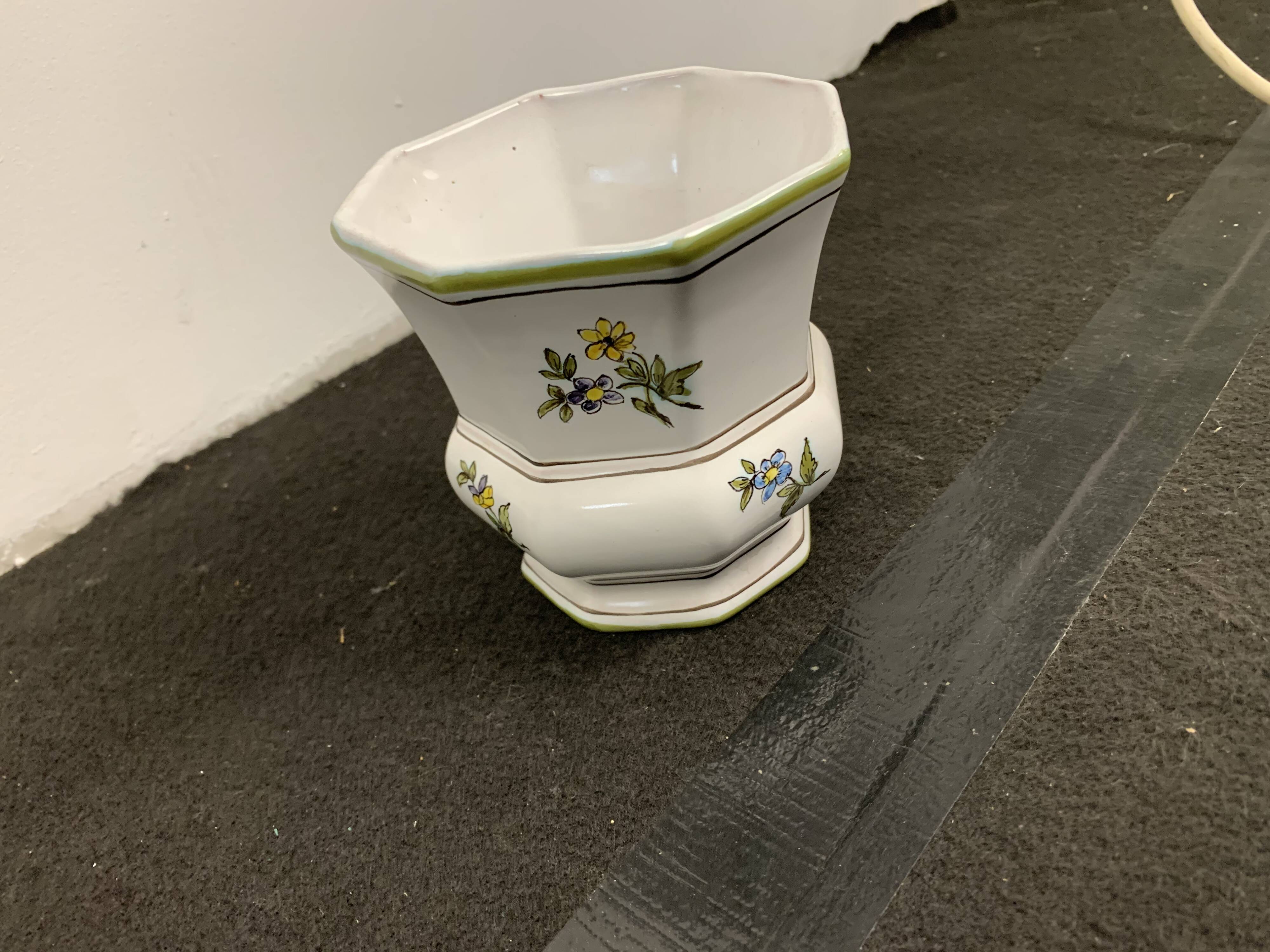 Moustier ceramic vase