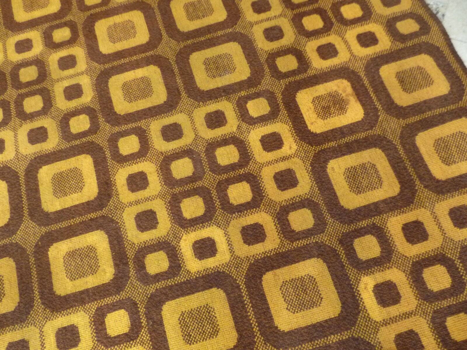 Modernist op-art rug with abstract graphic pattern by Magura, Germany 1960s