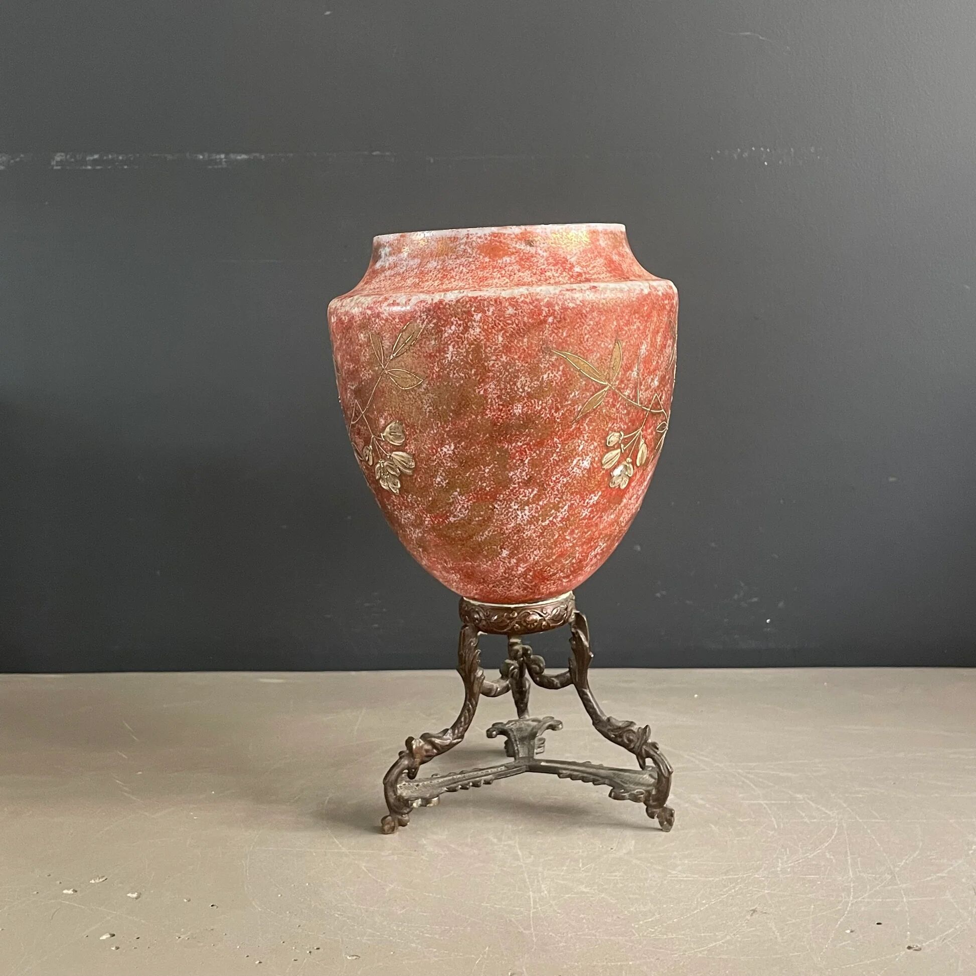 Bronze footed vase - Ref 1136