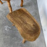 Pair of elm side tables