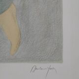 Sleeping Woman original handsigned lithograph Pierre Boncompain