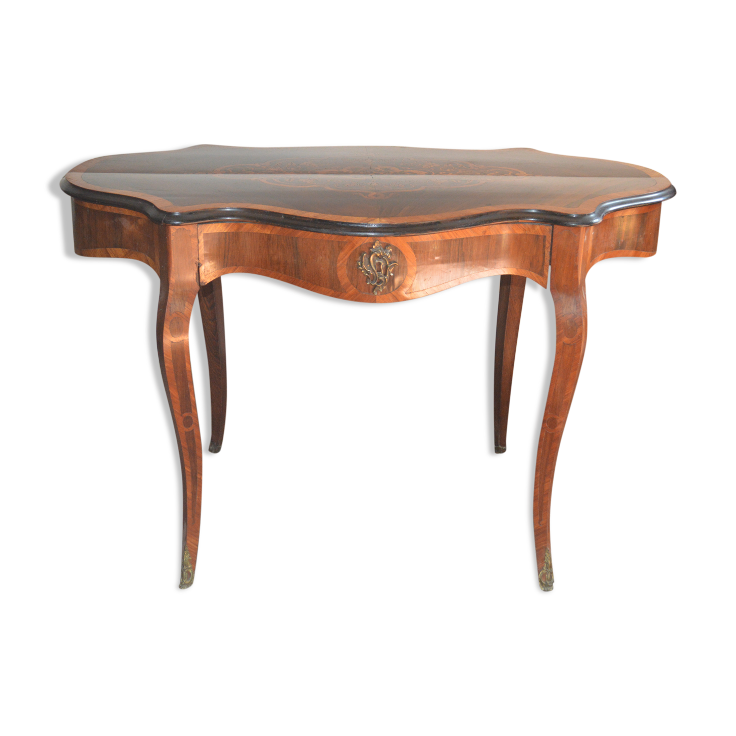 Napoleon lll style marquetry table