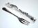 Set of 2 silver metal fish forks reneka fillet spatours 18cm