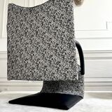 Armchair set and footrest vintage design line Roset Zen