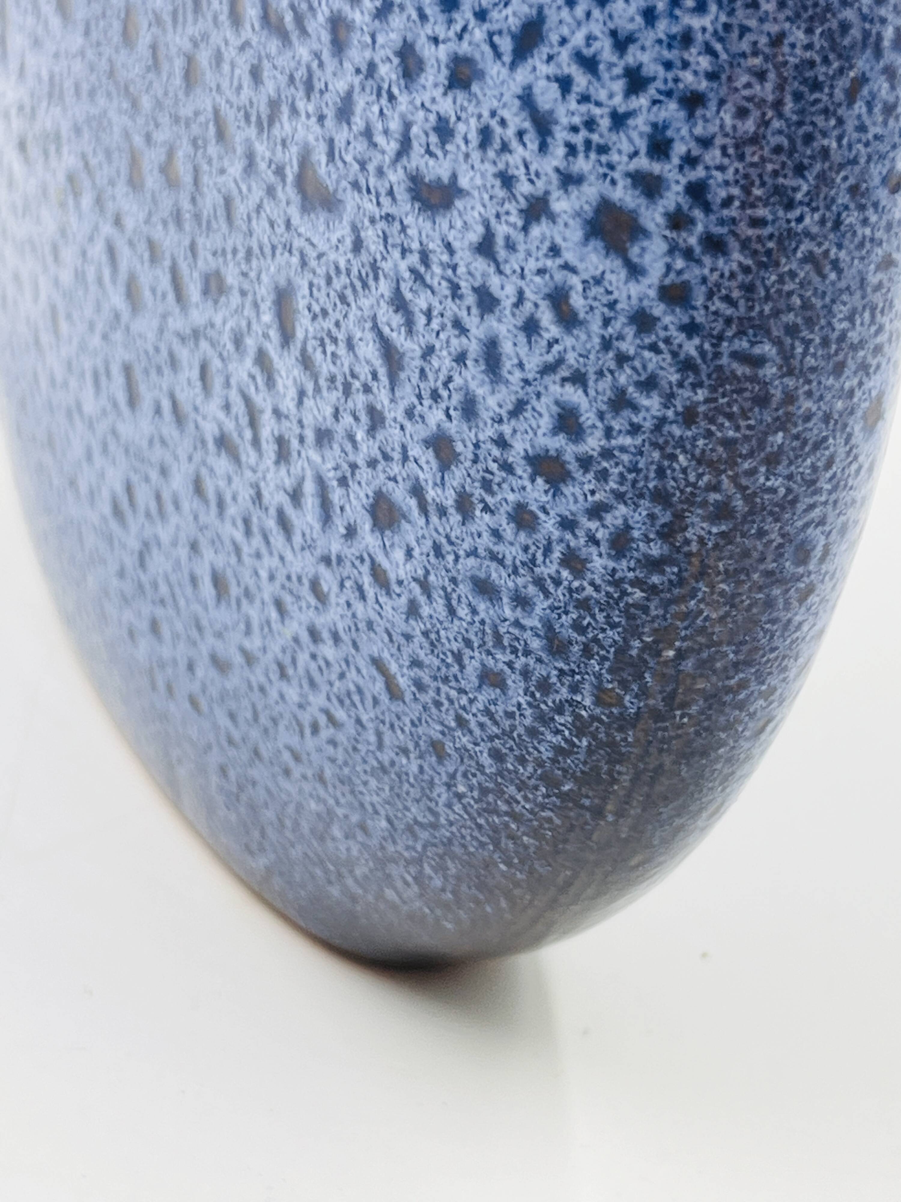 Maredsous ceramic pebble vase by Antonio Lampecco