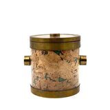 Hollywood regency golden Ice Bucket, France ca. 1970s