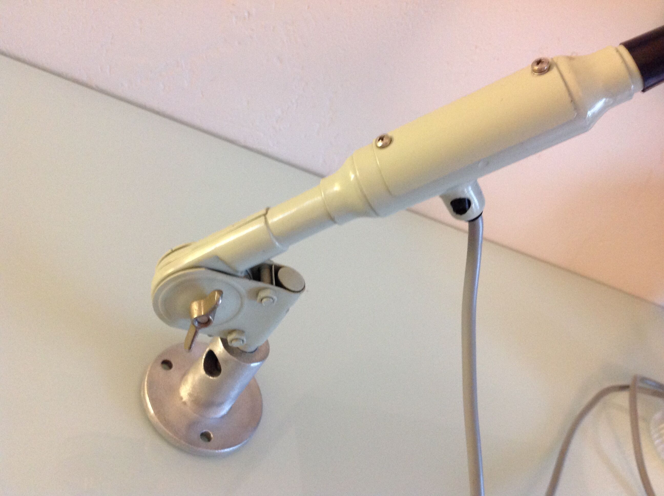 SIS industrial workshop lamp, vintage from the 1970s