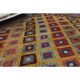 1970s Vintage Turkish Hand-Knotted Wool Cotton Yellow Area Rug 175x234