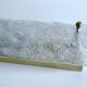 Large Vintage Murano Glass Brass Wall Lamp