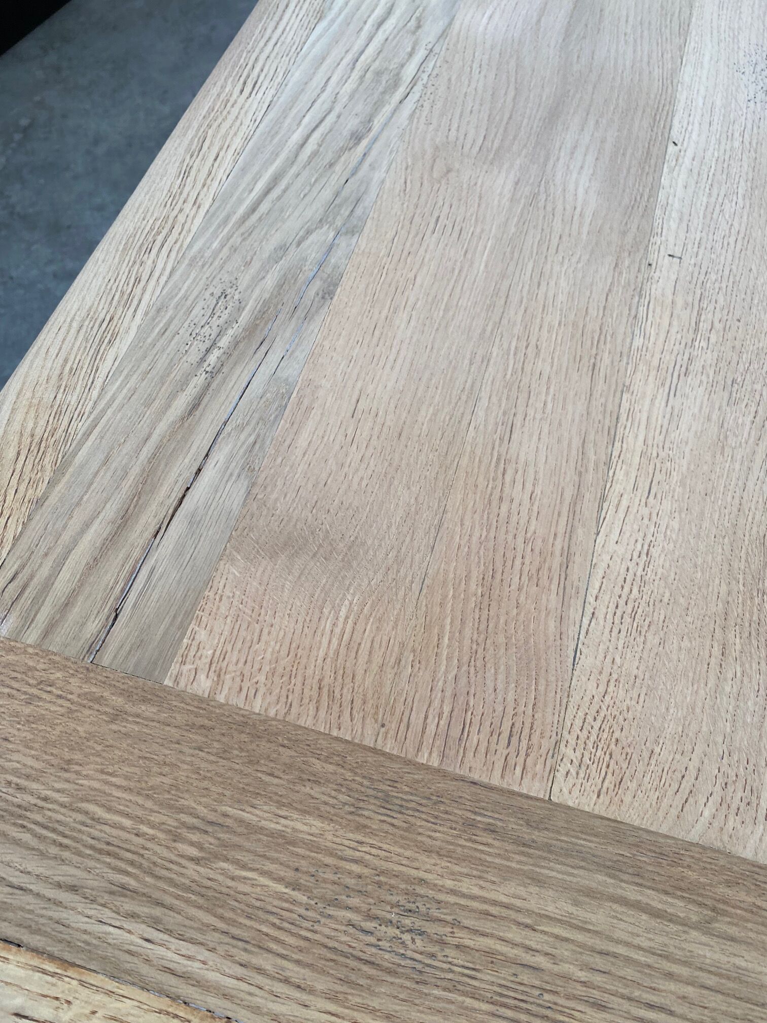 Monastery type table in solid oak