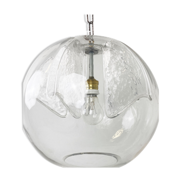 Suspension en verre par Peil et Putzler, années 1970