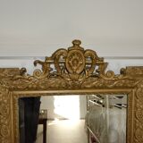 Old golden mirror