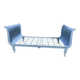 Napoleon III cast iron daybed on wheels