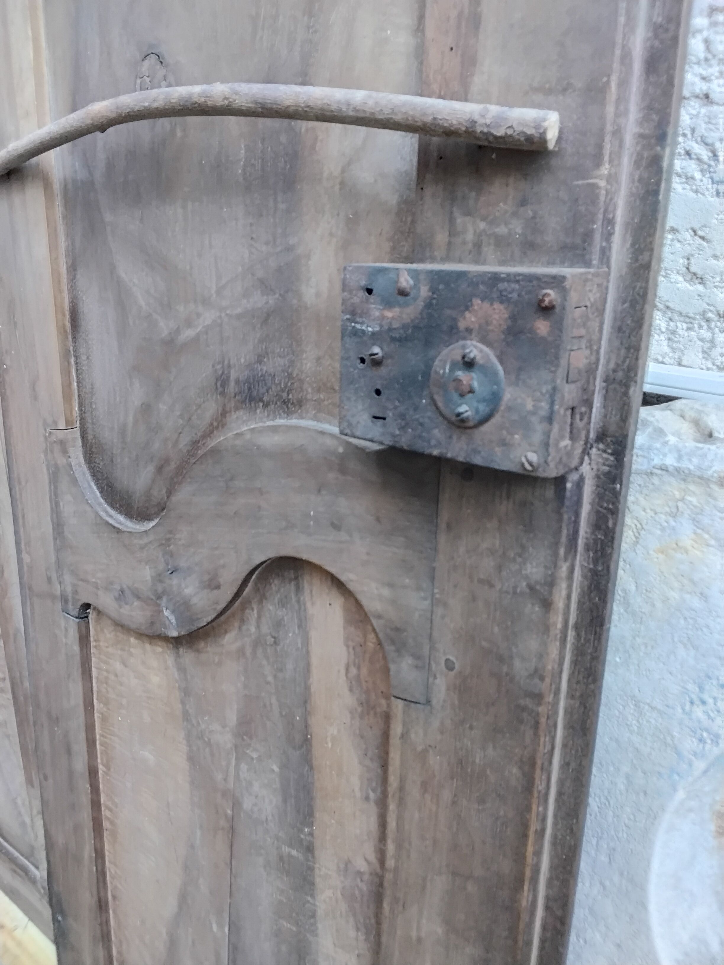 Pair of antique doors in 18th-century Louis XV style.