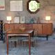 Johannes Andersen, table en teck et palissandre