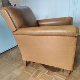 Cognac club armchair