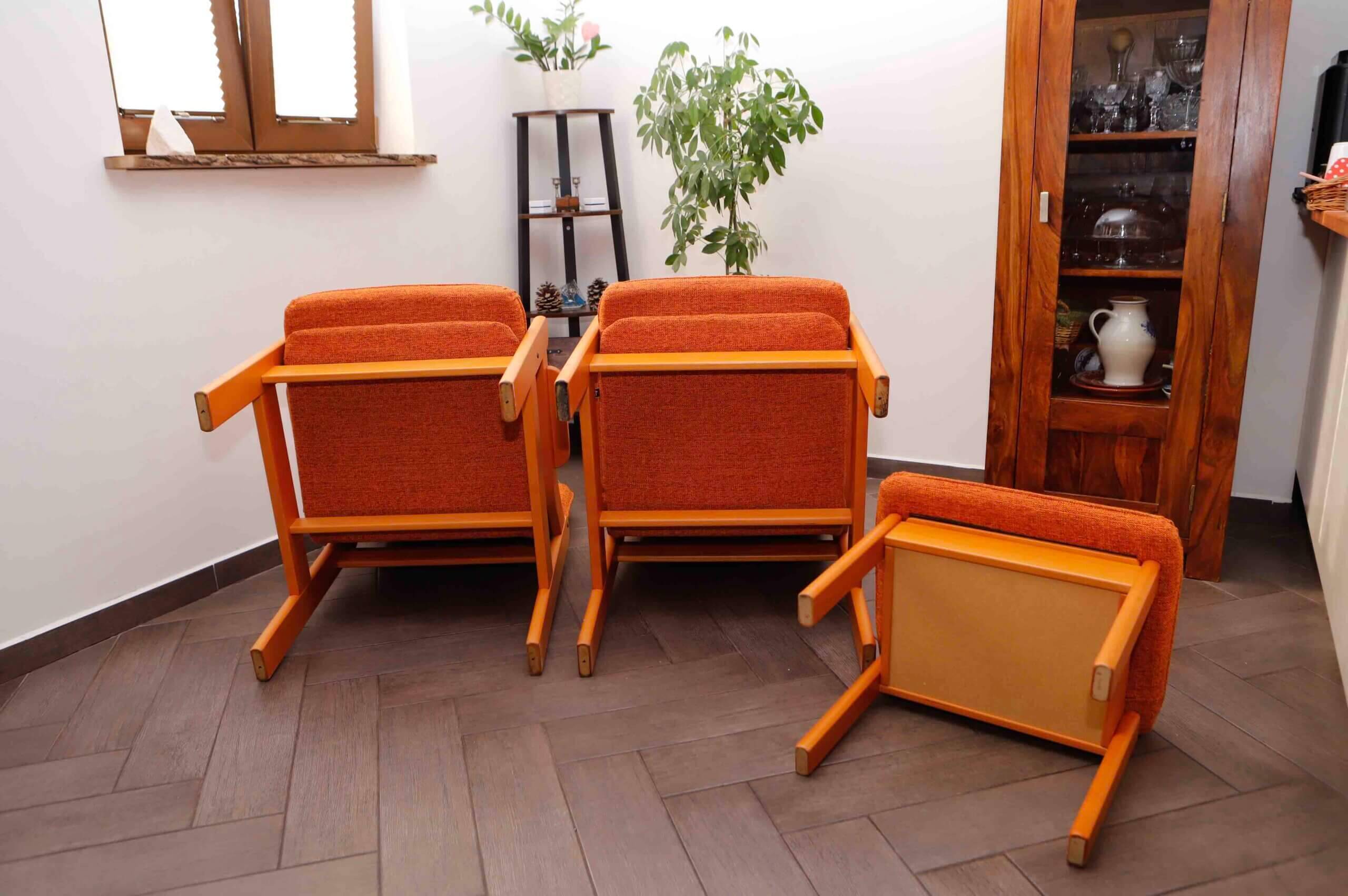 Jech armchair set – model betty, czech design from the 1990s