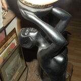 Large Art Deco style lamp 75 cm high