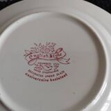 Decorative plate English style rose
