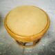 Pouf in rattan