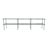 Large vintage 1960s sideboard store display shelf