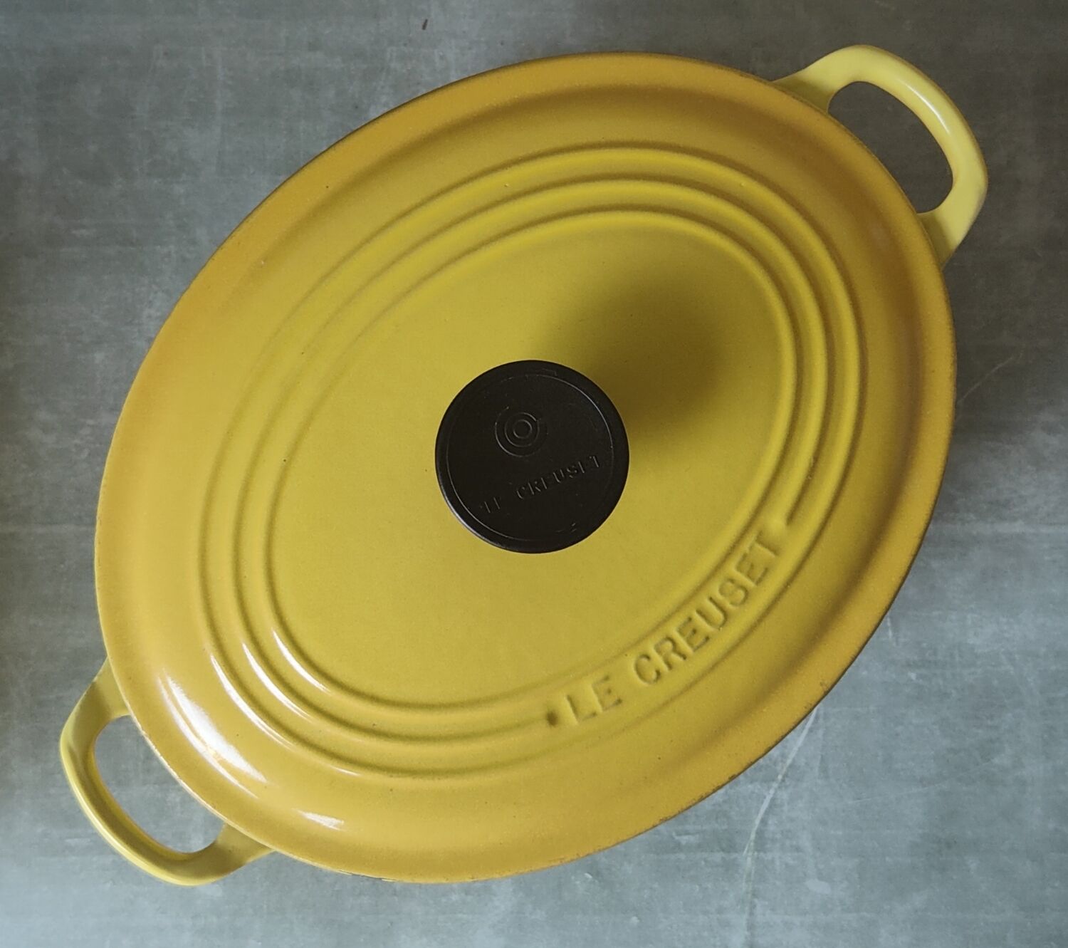 Le Creuset Yellow Oval Casserole