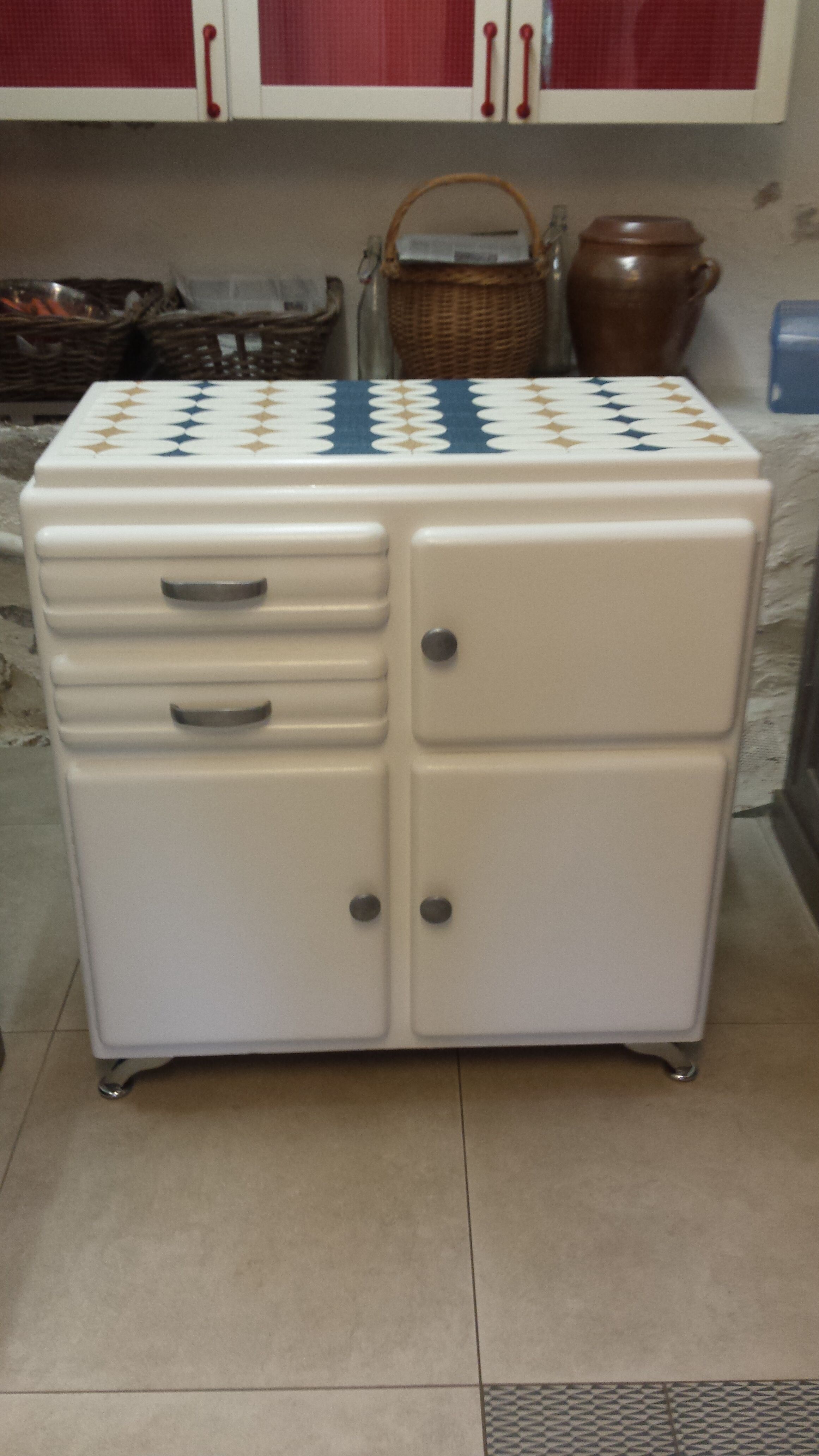 white Mado low buffet