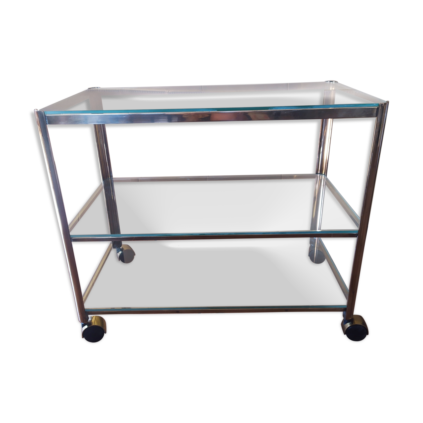 Broncz table in gilded brass