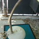 Vintage cream table lamp 70