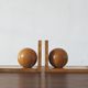 Mid-Century Modern Wooden  Bookends 1950s, Set of 2