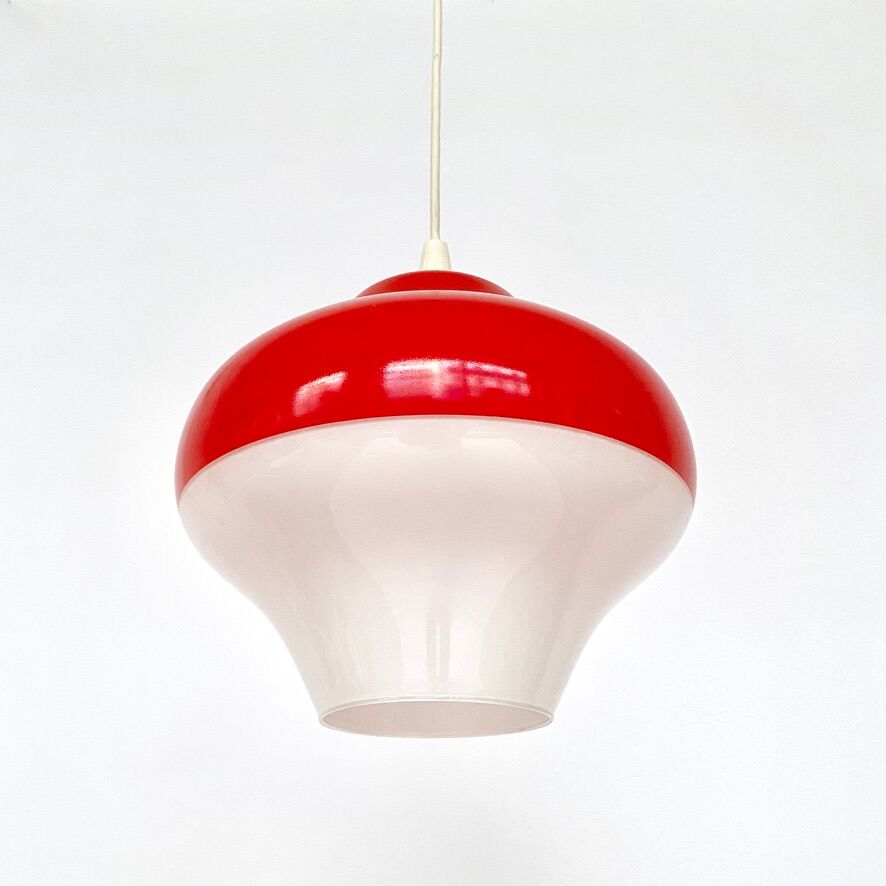 Vintage opaline pendant lamp 70