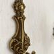 Pair of 1-light gilded brass wall lights