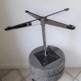 Pair of swivel stools 70s central foot