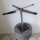 Paire de tabourets pivotants années 70 pied central