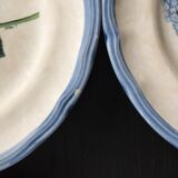 Lot of 6 plates décor hydrangea