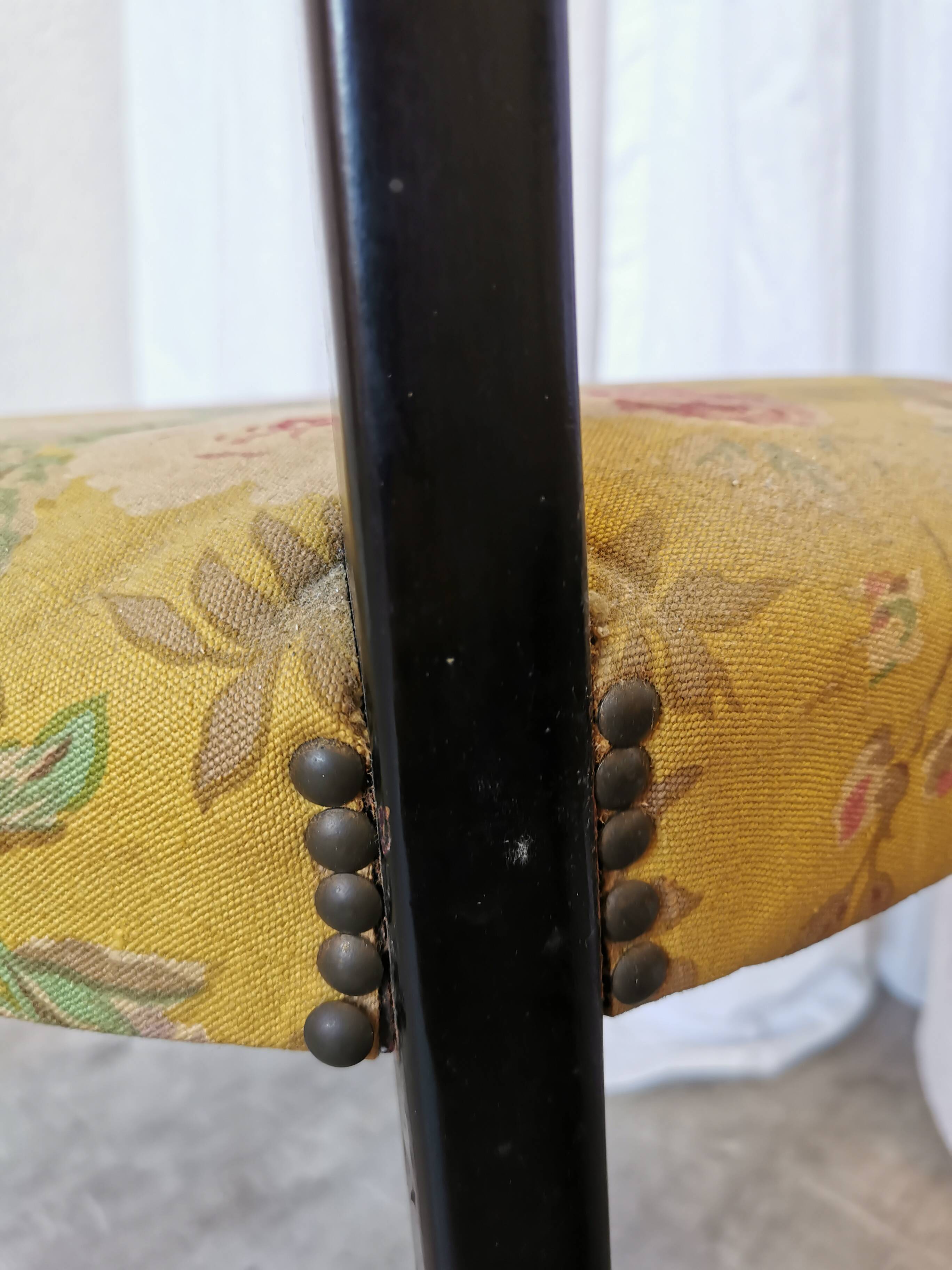 Vintage Paolo Buffa Chiavari Chairs: Mid-Century Modern Ladder Back Dining