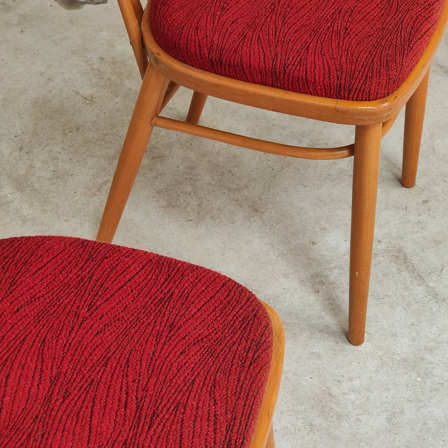 Set of 4 chairs by Antonin Suman for Tatra Nabytok Pravenec Year 60