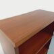 Vintage oak storage bookshelf from the 1960s.