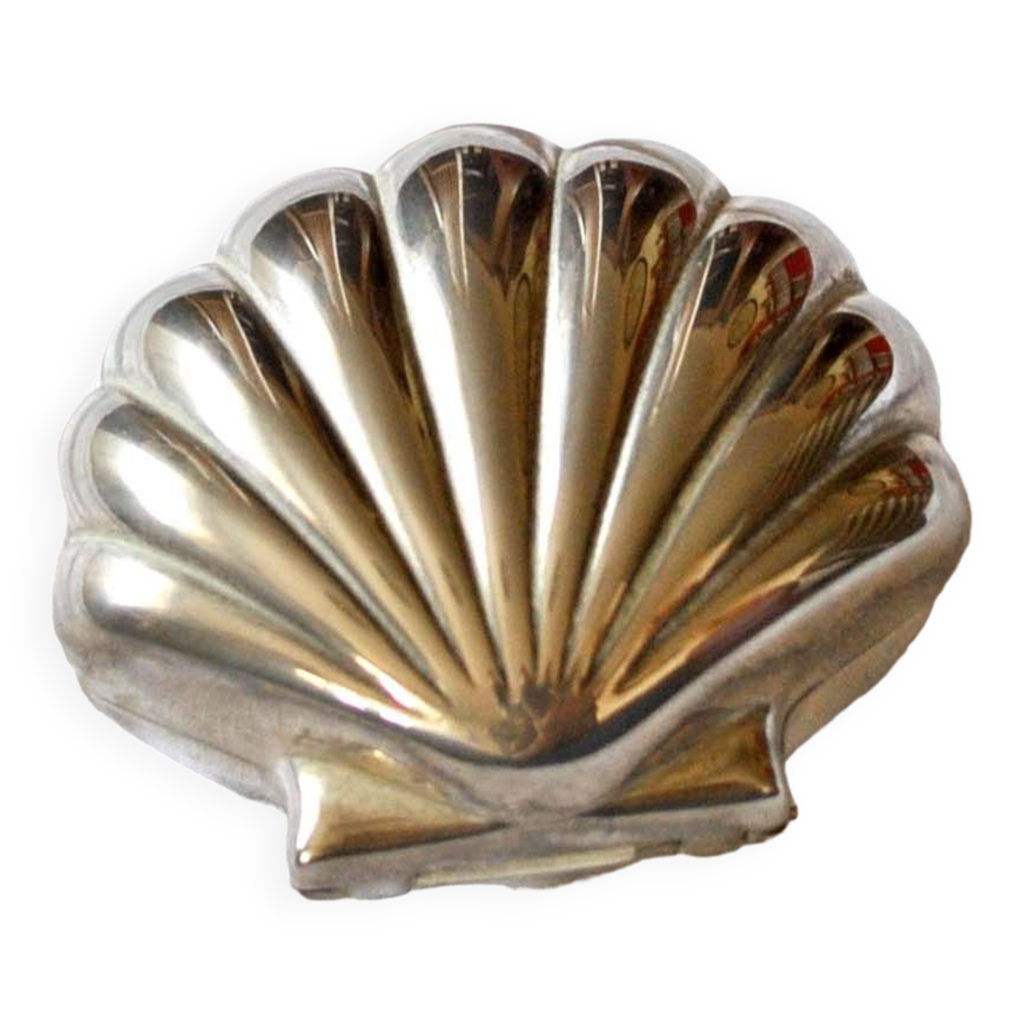 Boîte à Bijoux Ancienne Décorée De Coquillages - Dimensions 8,5 X 8,5 Cm - Occasion (un Coquillage Cassé)