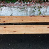 Pair of vintage community folding benches