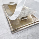 Lucite and brass arch coffee table, 1970
