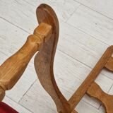 1960s, Danish design, armchair, oak wood, furniture wool.