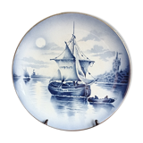 Marine decorative dish of the 30s by Saint-Amand