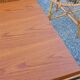 Vintage dining room attributed to Audoux and Minet in bamboo and rattan