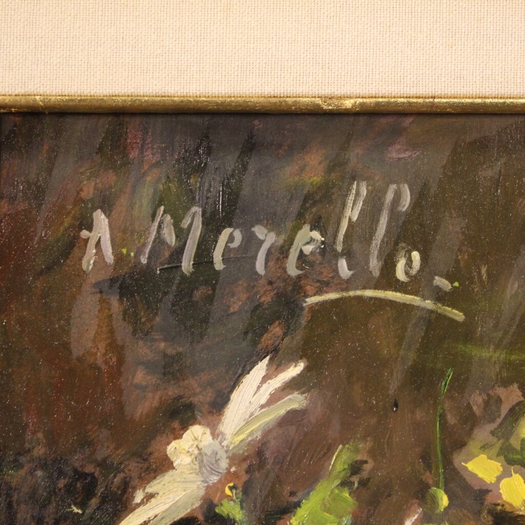 Signed still life from 20th century