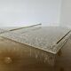 Very large "Roche Bobois" tray in plexiglass and solid brass, 1970s