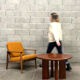 Teak coffee table