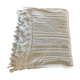 Old knitted cotton bed cover