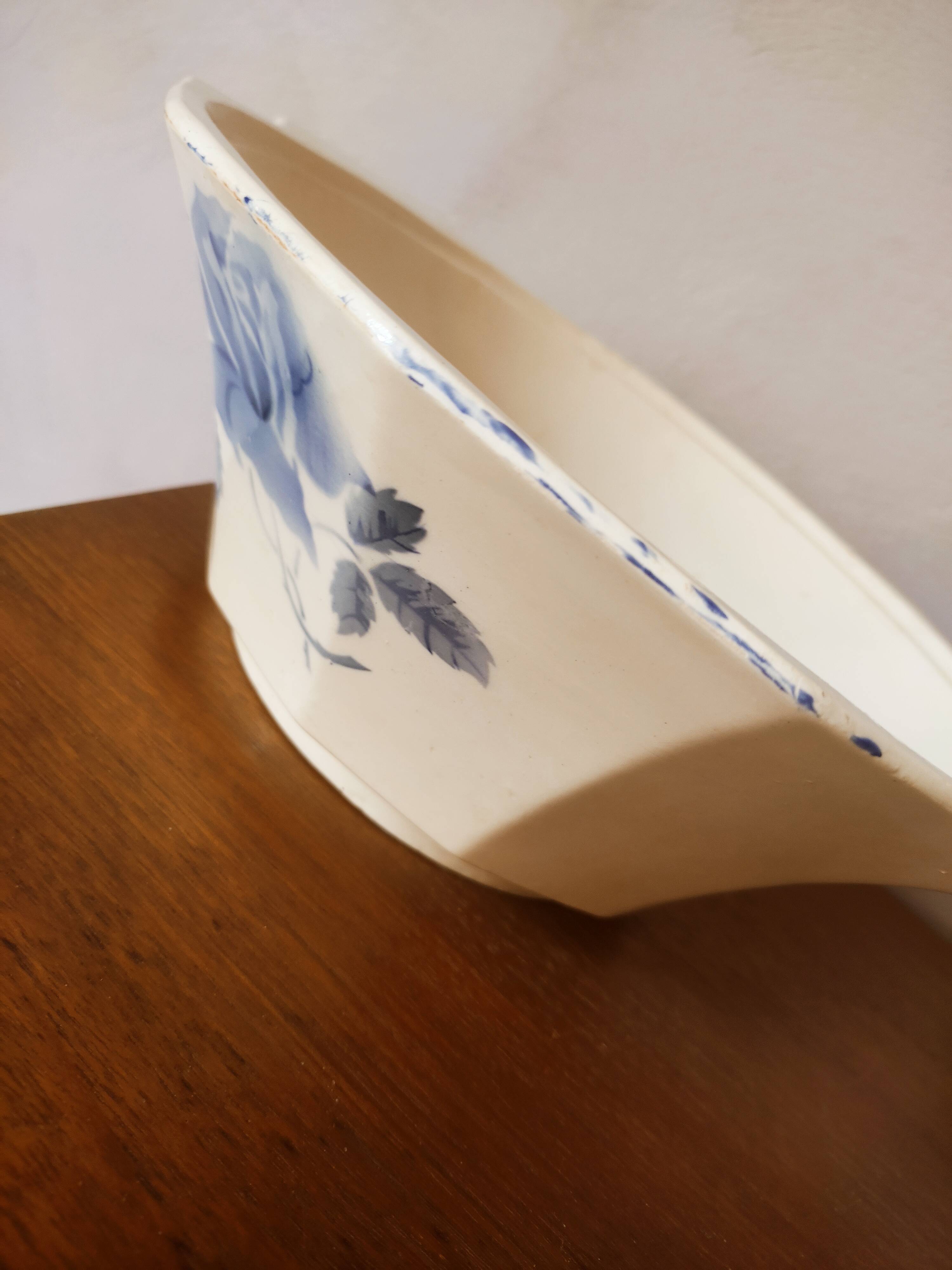 Salad bowl Digoin in faience
